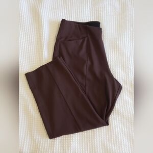 Old Navy Extra High Waisted Stevie Straight Leg Dress Pants in French Roast